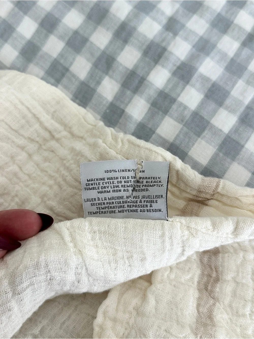 LAST CHANCE 🤍 Restoration Hardware Crinkled Linen Pillow Sham